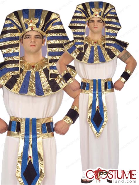 Pharaoh Egyptian King Super Tut Costume Mens Adult Tunic