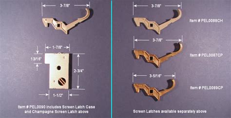 pella screen door handles lock hardware  return springs