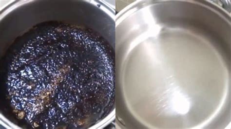 clean  burnt pot bottom  perfect method