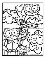 Valentines sketch template
