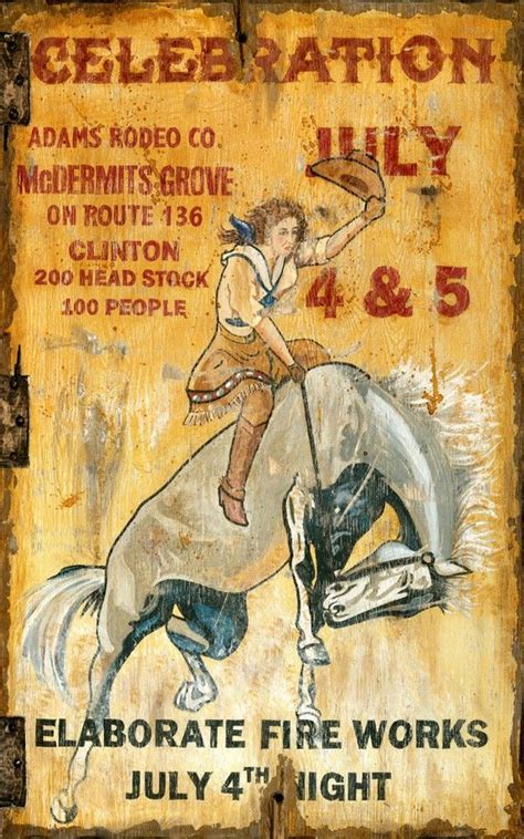 vintage rodeo poster facesit sex