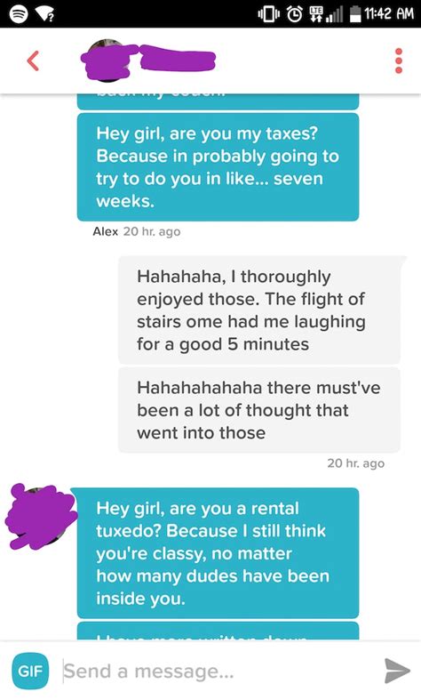 Guy Uses Hilariously Bad Pick Up Lines On Tinder Match