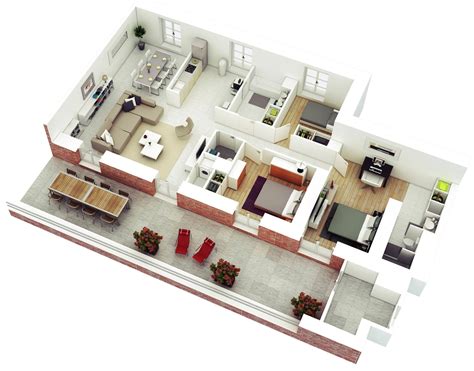 amazing house plans   bedroom bungalow adc india