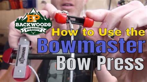bowmaster bow press     portable bow press youtube