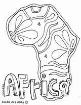 Coloring Africa Pages African Culture Geography Flag Continent Continents Kenya Map Safari South Color Animals Colouring Printable Getcolorings Book Print sketch template