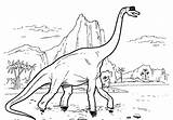 Brachiosaurus Desenho Dinossauros sketch template