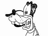 Coloring Pages Goofy Wecoloringpage Cartoon sketch template