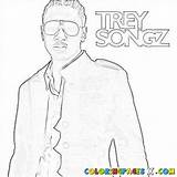 Coloring Trey Songz Pages Popular sketch template