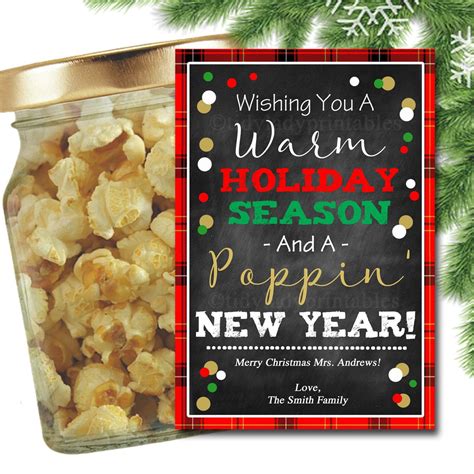 christmas popcorn gift tags tidylady printables