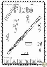 Oboe Educação Woodwind sketch template