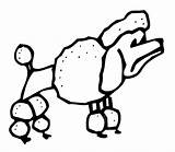 Coloring Pages Poodle Dogs Kidprintables Return Main sketch template