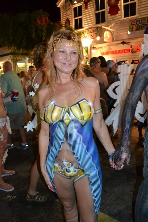 Key West 2014 Fantasy Fest Fantasy Fest Woman Painting