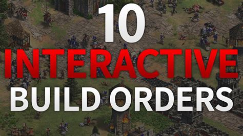 interactive build orders  aoede youtube