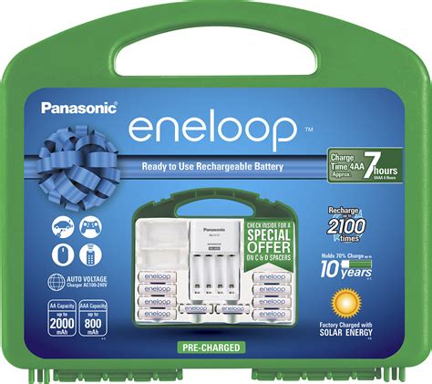 Best Buy Panasonic Eneloop Advanced Battery Charger With 8 Aa And 4