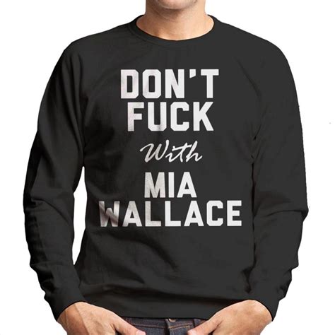 xx large dont fuck with mia wallace men s sweatshirt on onbuy