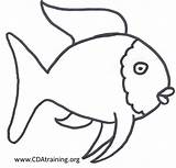 Fish Rainbow Template Clipart Outline Coloring Clip Found Templates Cut Printable 123playandlearn Kids Pages Activities Library Own Make Clipground sketch template