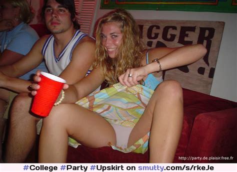 College Party Upskirt Panties