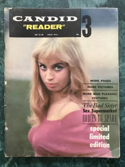 Vintage Erotica Candid “reader” Magazine 03 1961 Cool And Collectible