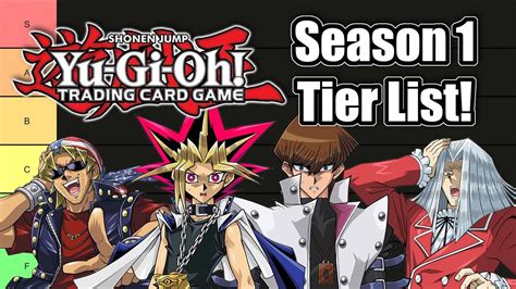 yu gi  season  character tier list duelist kingdom youtube