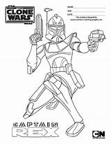 Wars Star Coloring Pages Clone Rex Captain Trooper Lego Gif Getcolorings Color sketch template
