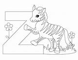 Coloring Alphabet Pages Letter Printable Kids Color Worksheets Animal Print Preschool sketch template