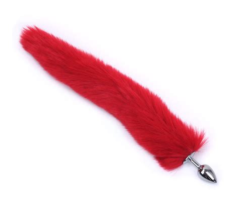 hot sale furry fox tail anal butt plug for adult cosplay games buy