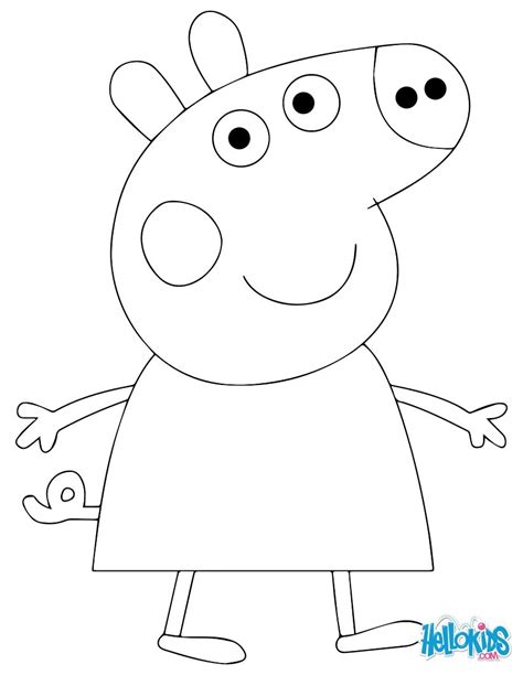 peppa pig coloring pages hellokidscom