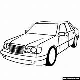 Mercedes Benz 500e Coloring Pages Drawing Car Getdrawings Gif Thecolor sketch template