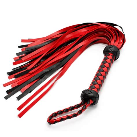 buy adult games 55cm spanking suede leather flogger