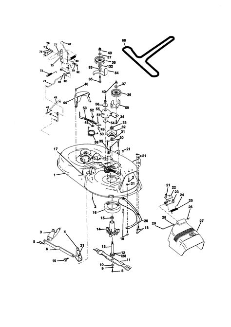 scotts lawn tractor parts diagram