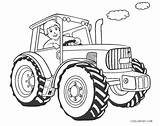 Tractor Coloring Pages Backhoe Kids Printable Template sketch template