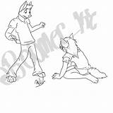 Anthro sketch template