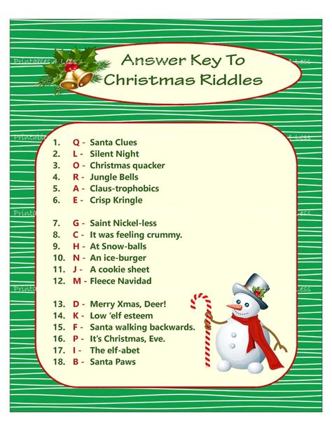 christmas riddle game diy holiday party game printable etsy