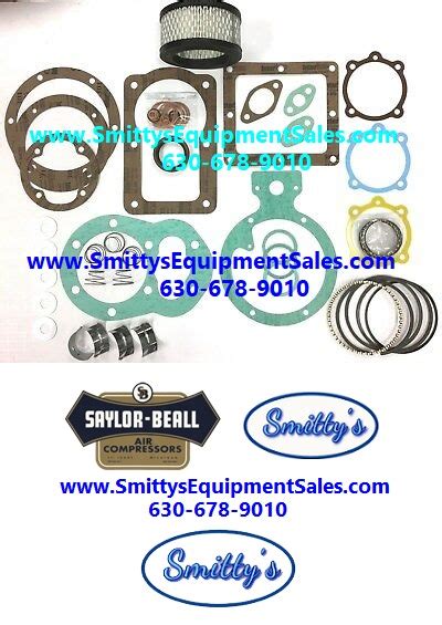 saylor beall  pump minor overhaul kit smittys automotive shop equipment sales