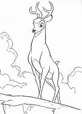 Ronno Bambi Pages Coloring Categories sketch template