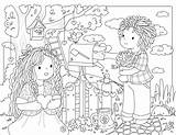 Colouring Pages Bamboletta Valentine sketch template
