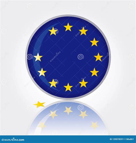 symbol  brexit vector graphic incomplete eu flag stock vector illustration  emblem flag