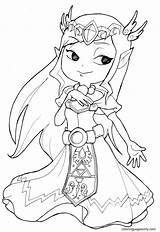 Zelda Princesse Malvorlagentv Coole Ausmalen sketch template