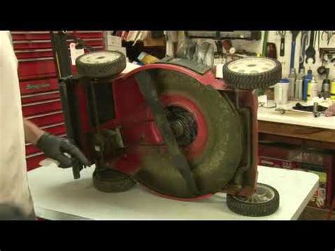 remove lawn mower blades youtube