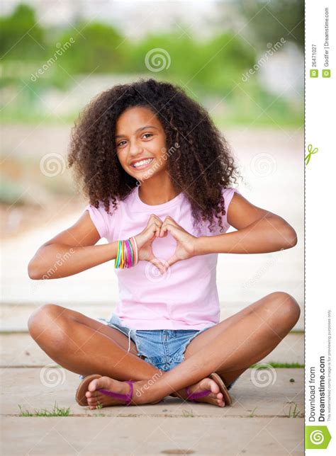 pretty afro teen stock image image of teenager girls