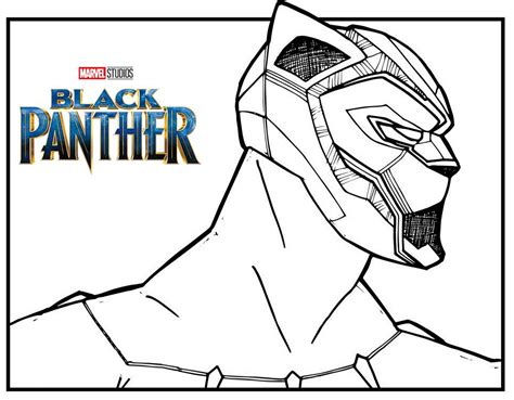 marvel black panther coloring page black panther drawing superhero