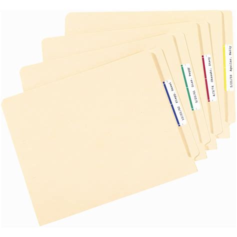 avery removable file folder labels    assorted