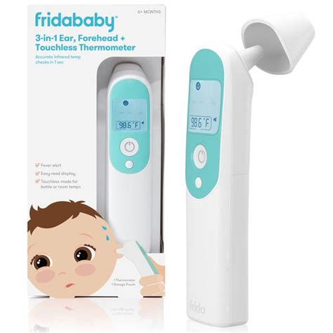 3 in 1 ear forehead touchless infrared thermometer frida the