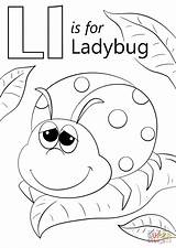 Coloring Letter Ladybug Pages Kids Printable Alphabet Ladybugs Time Crafts Sheets Color Ll Preschool Lady Lion Bug Abc Letters Lego sketch template