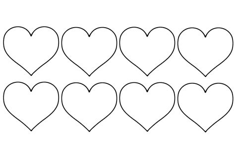 pattern  heart template printable valentines day  crafty life