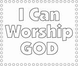 Coloring Pages God Worship Colouring Kids Bible Crafts Preschool Praise Sheets School Sunday Jesus Popular Choose Board Lessons His sketch template