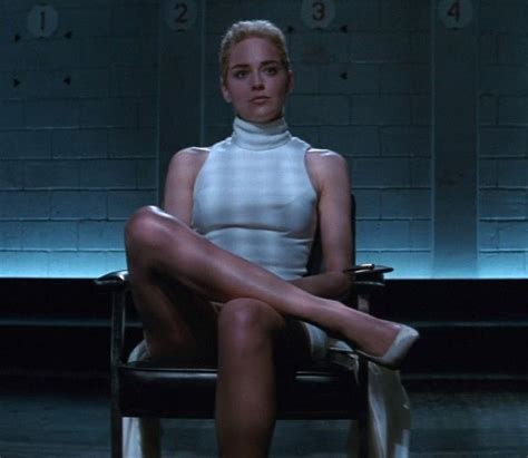Basic Instinct Actress Sharon Stone Sets The Stage On Fire