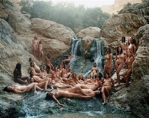 waterfall group of nude girls sorted by position luscious