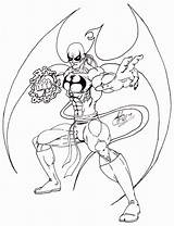Fist Iron Coloring Pages Popular sketch template