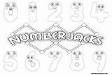 Numberjacks Jacks Pinu Zdroj sketch template